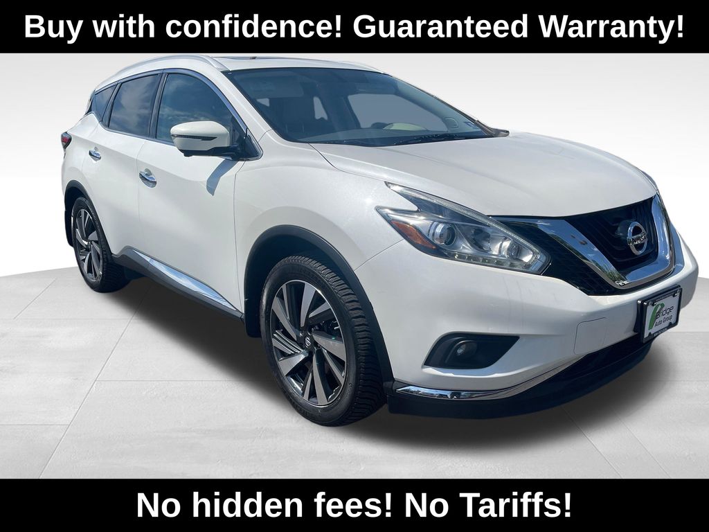 Pearl White 2017 Nissan Murano SUV / Crossover All-Wheel Drive Continuously Variable Transmission