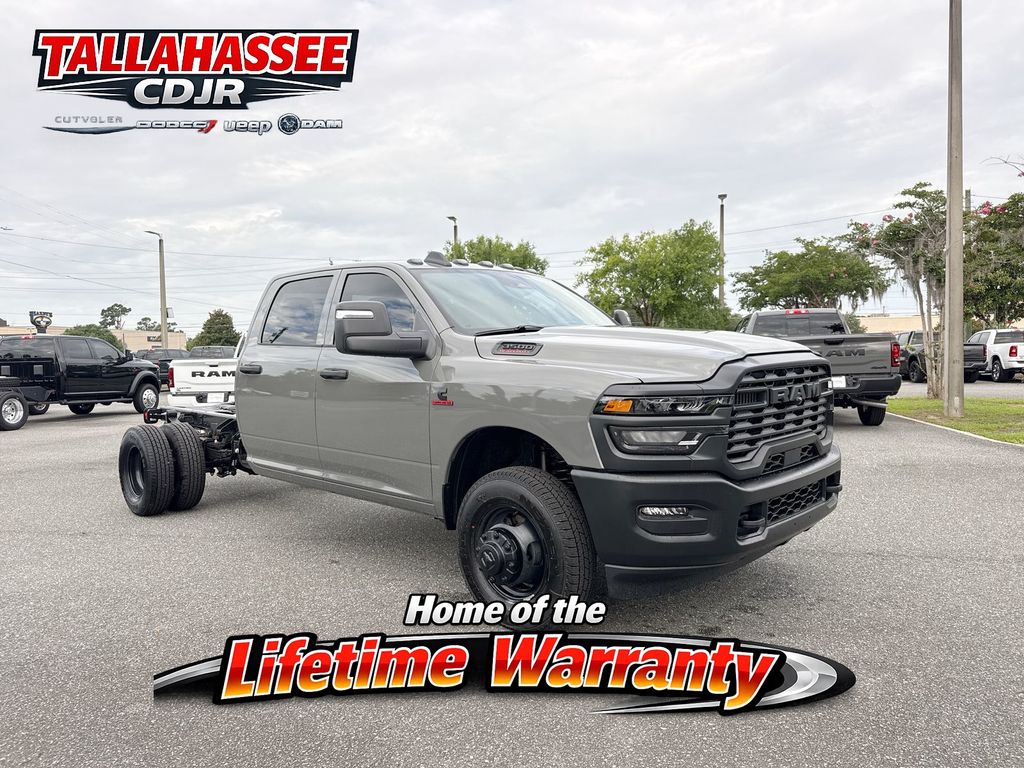 Gray Clearcoat 2026 RAM 3500 Chassis Pickup Truck Four-Wheel Drive 8-Speed Automatic