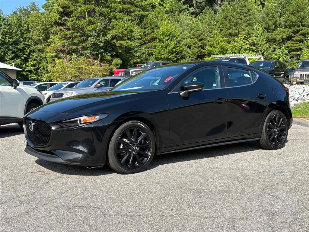 Jet Black Mica 2025 Mazda MAZDA3 Hatchback Front-Wheel Drive 6-Speed Automatic