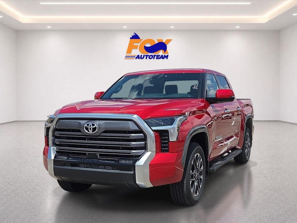 Red 2026 Toyota Tundra Pickup Truck Four-Wheel Drive Automatic