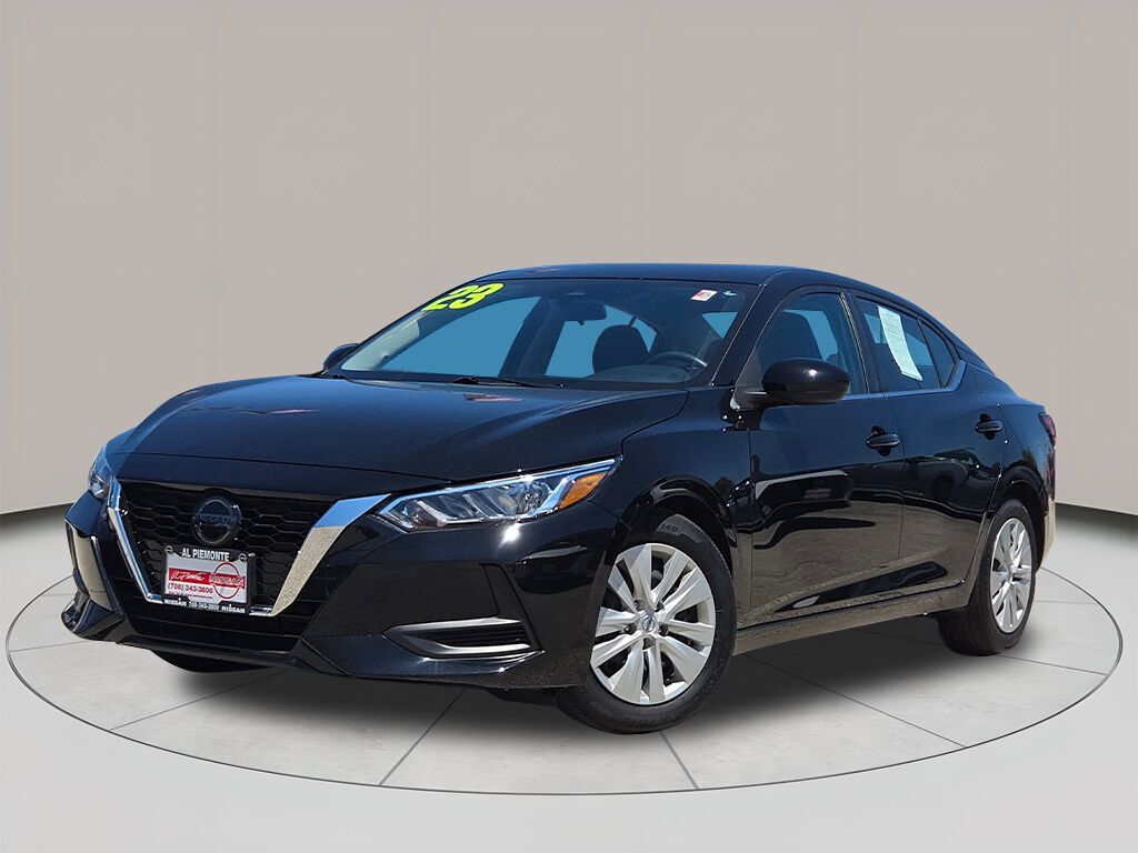 Super Black 2023 Nissan Sentra Sedan Front-Wheel Drive Continuously Variable Transmission