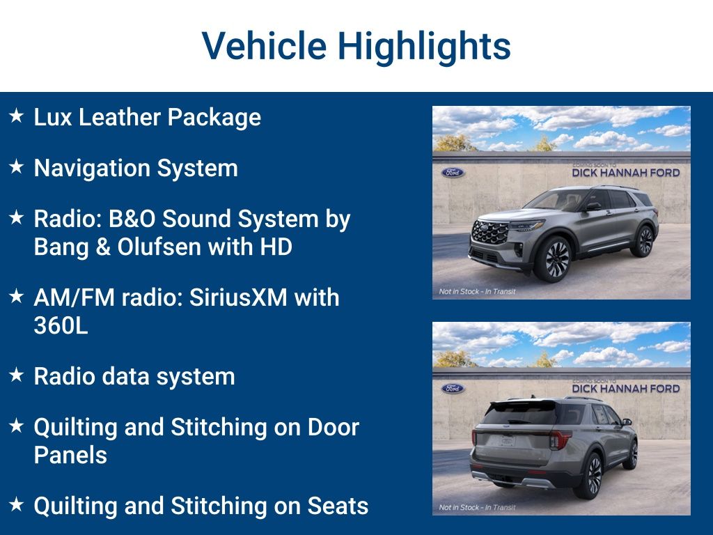 2026 Ford Explorer Platinum