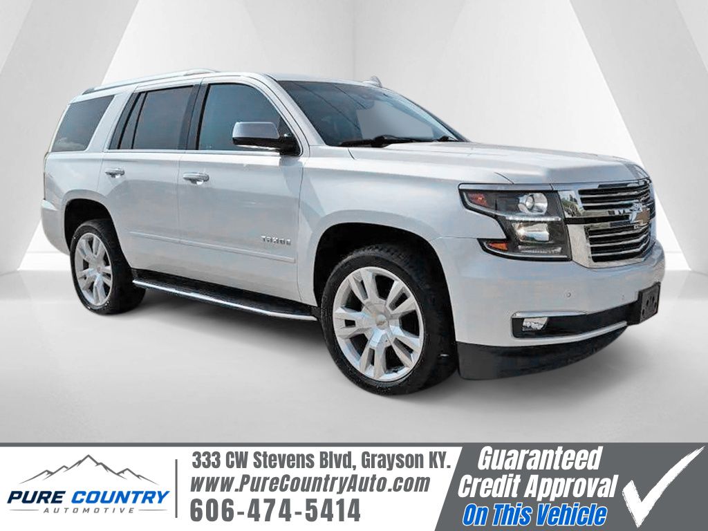 White (Iridescent Pearl Tricoat) 2019 Chevrolet Tahoe SUV / Crossover Four-Wheel Drive 6-Speed Automatic Overdrive