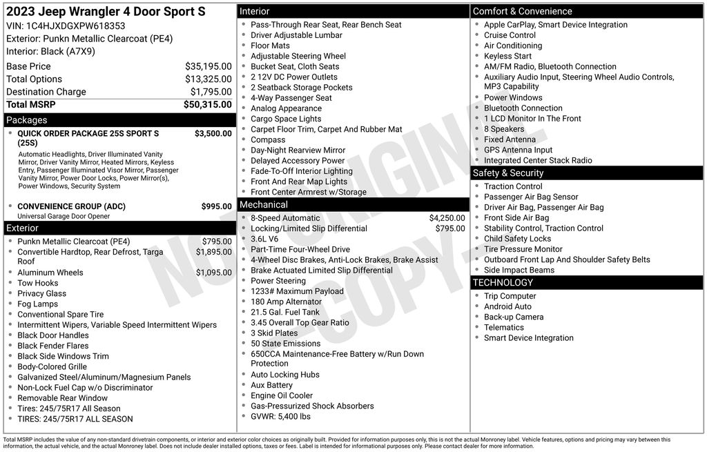Used 2023 Jeep Wrangler SUV