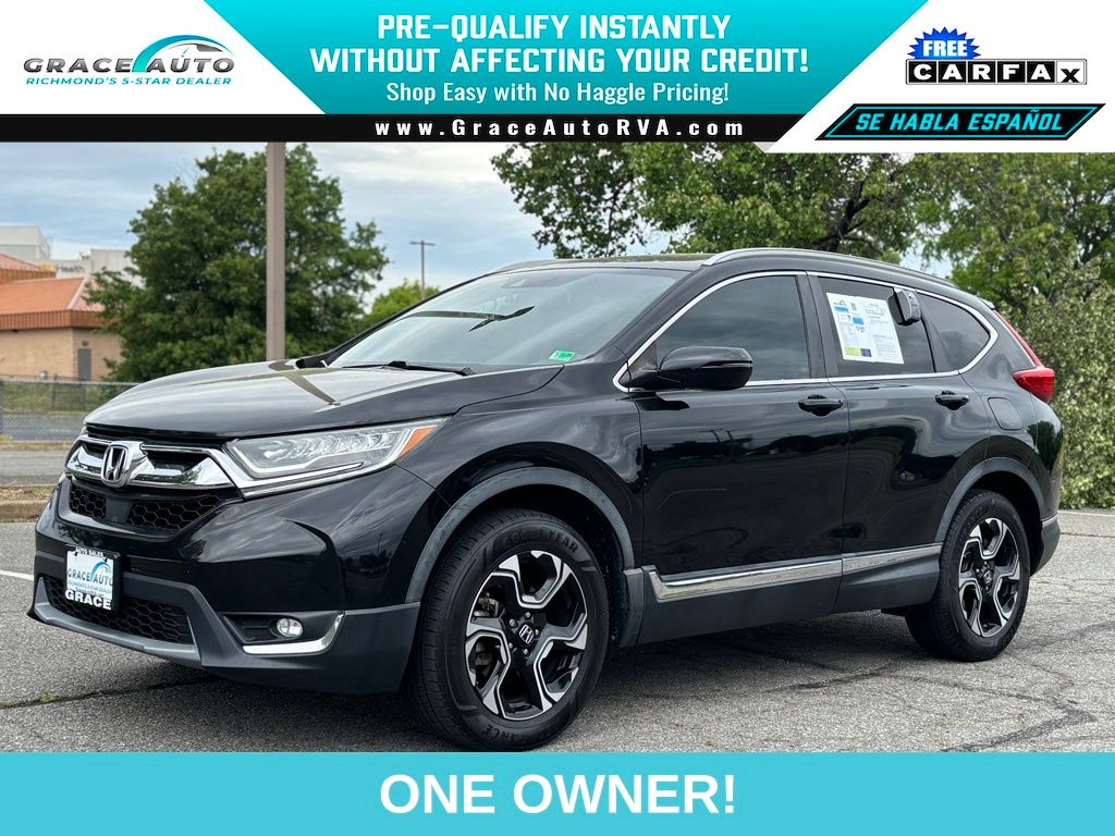 Crystal Black Pearl 2018 Honda CR-V Touring AWD SUV / Crossover All-Wheel Drive Continuously Variable Transmission