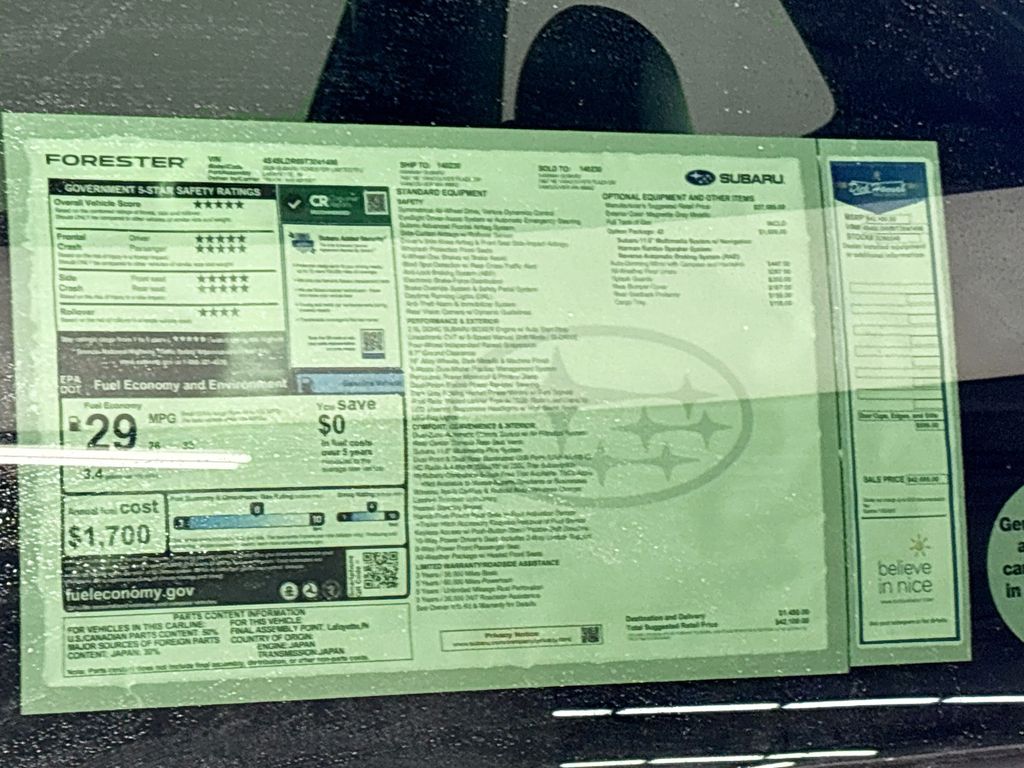 2026 Subaru Forester Limited