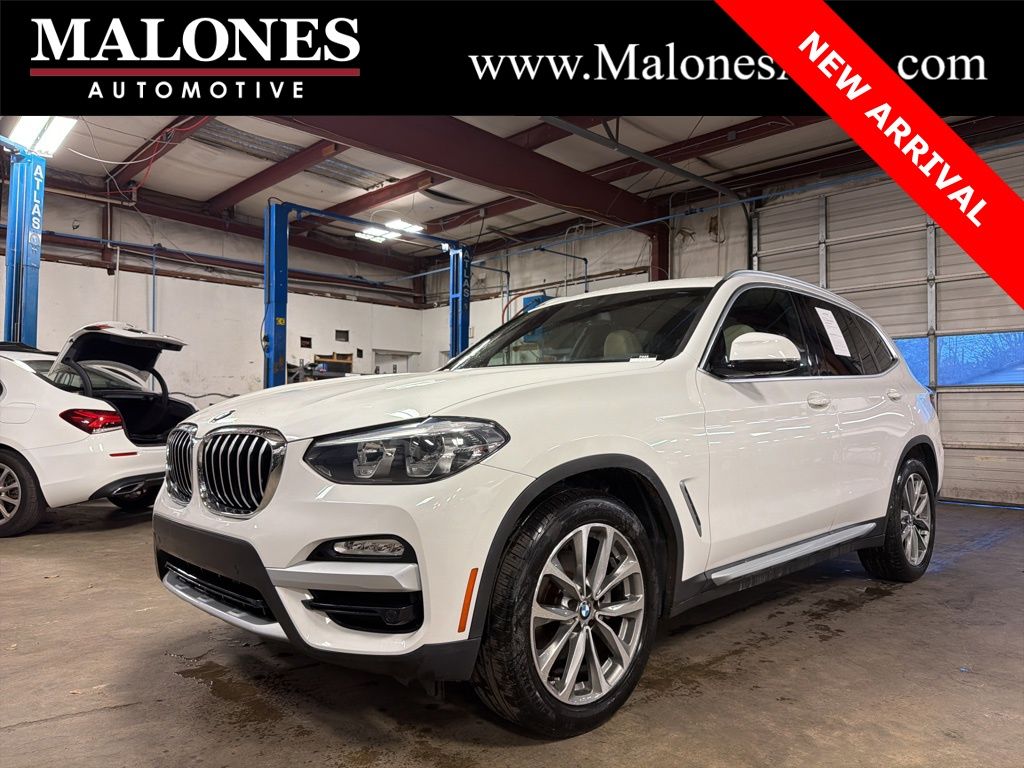 Alpine White 2019 BMW X3 sDrive30i RWD SUV / Crossover Rear-Wheel Drive 8-Speed Automatic
