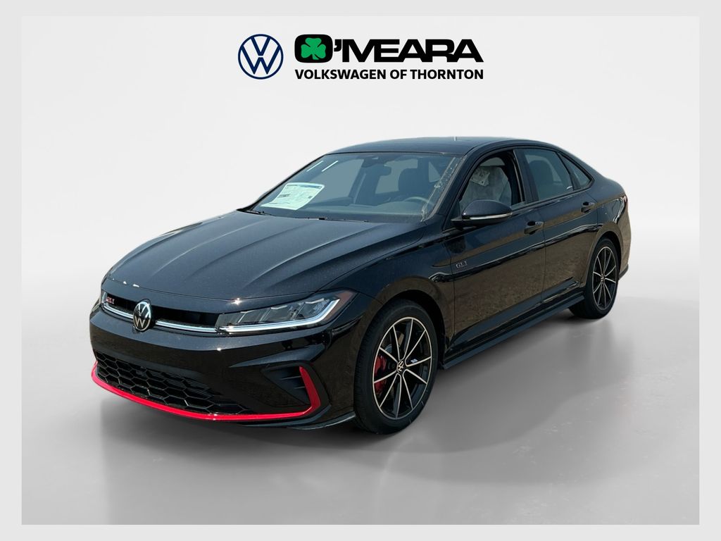 Deep Black Pearl 2026 Volkswagen Jetta GLI Sedan Front-Wheel Drive 7-Speed Dual Clutch