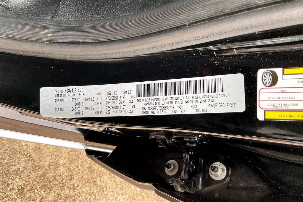 Used 2019 Ram 1500 Laramie 4D Crew Cab