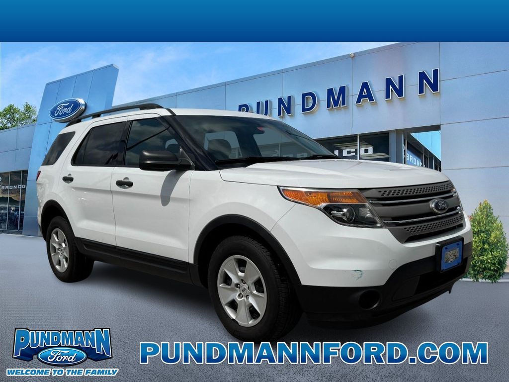 Oxford White 2014 Ford Explorer SUV / Crossover Front-Wheel Drive Automatic