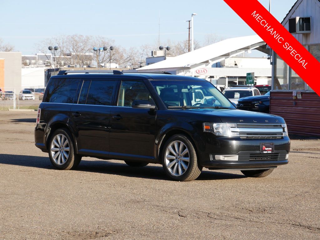 Tuxedo Black Metallic 2014 Ford Flex SEL SUV / Crossover Front-Wheel Drive 6-Speed Automatic