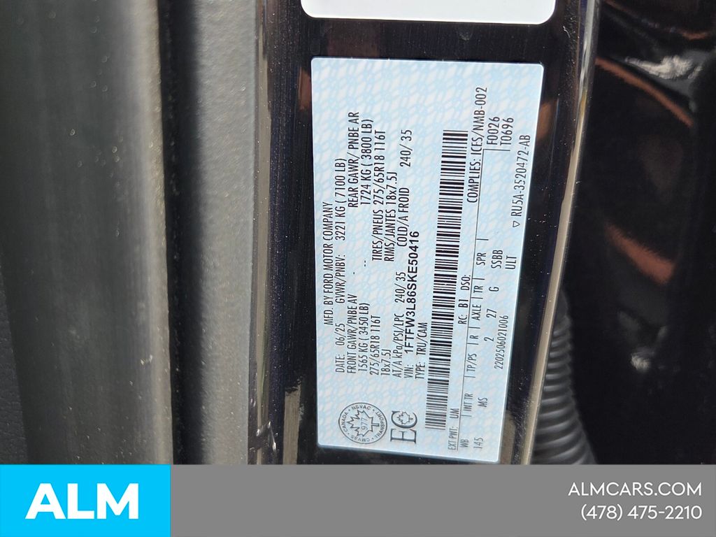 Used 2025 Black Ford XLT image 8