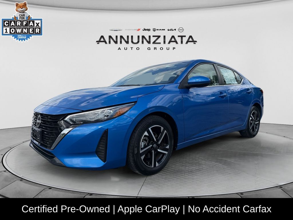 Electric Blue Metallic 2024 Nissan Sentra Sedan Front-Wheel Drive Continuously Variable Transmission