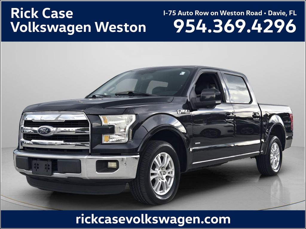 Tuxedo Black Metallic 2015 Ford F-150 Pickup Truck 4X2 6-Speed Automatic