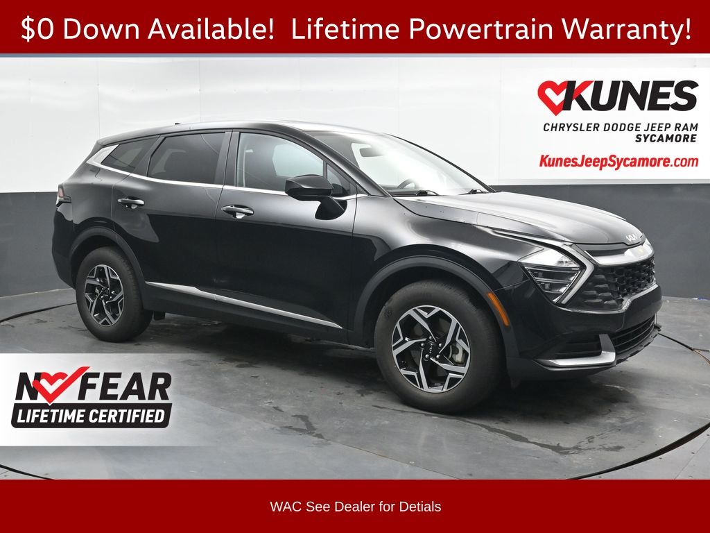 Ebony Black 2025 Kia Sportage SUV / Crossover All-Wheel Drive 8-Speed Automatic
