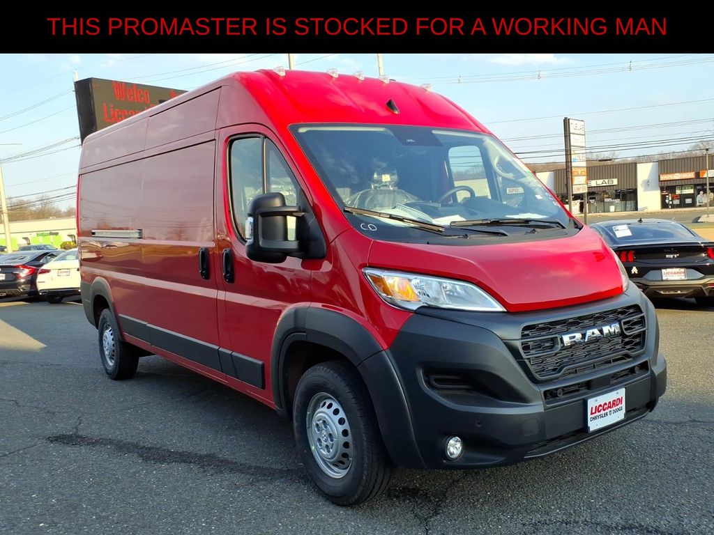 Flame Red Clearcoat 2026 RAM ProMaster Van 9-Speed Automatic