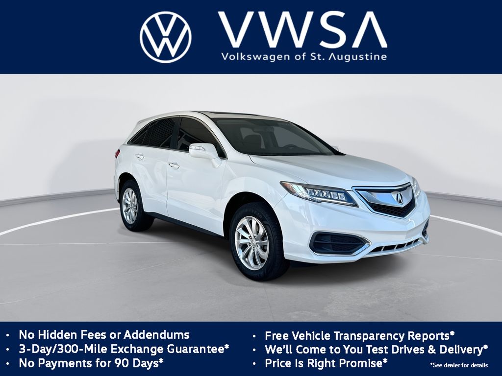 White Diamond Pearl 2018 Acura RDX SUV / Crossover Front-Wheel Drive 6-Speed Automatic