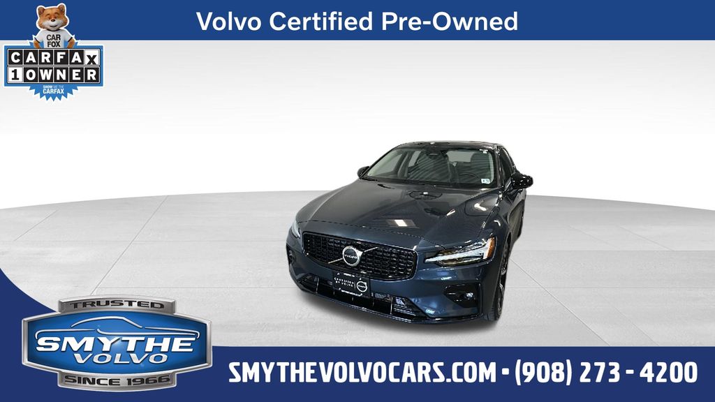 Denim Blue 2025 Volvo S60 Sedan Front-Wheel Drive Automatic