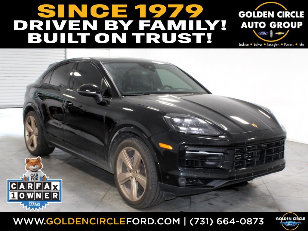 Chromite Black Metallic 2024 Porsche Cayenne Coupe Coupe All-Wheel Drive 8-Speed Automatic