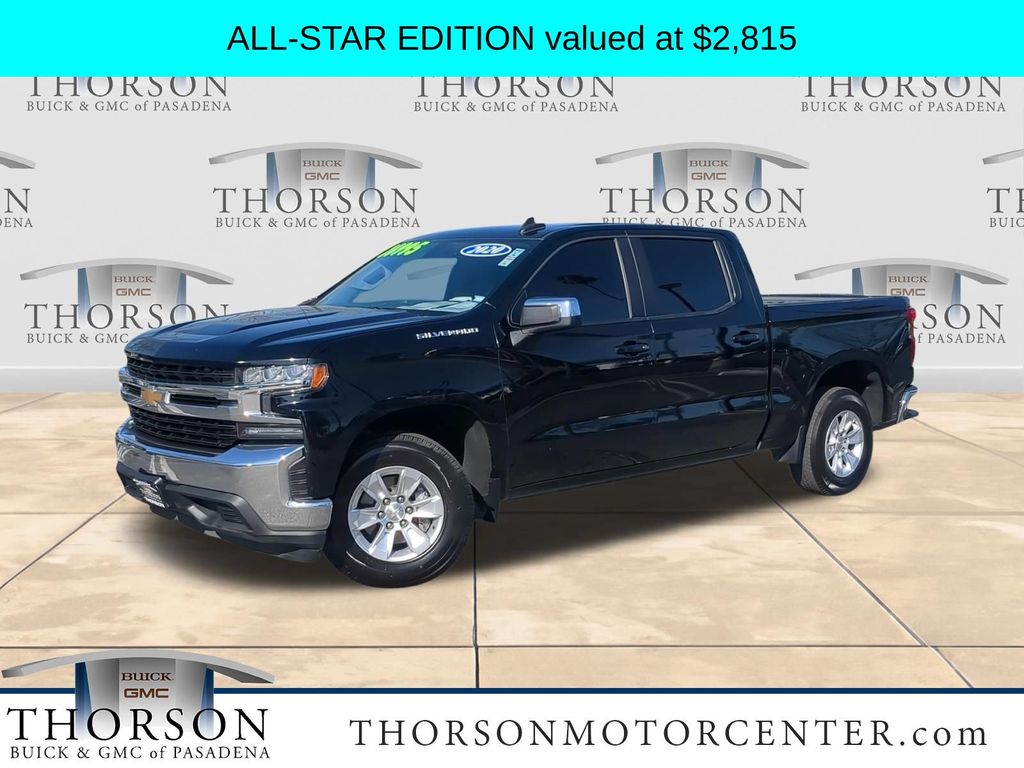 Black 2020 Chevrolet Silverado 1500 Pickup Truck 4X2 8-Speed Automatic