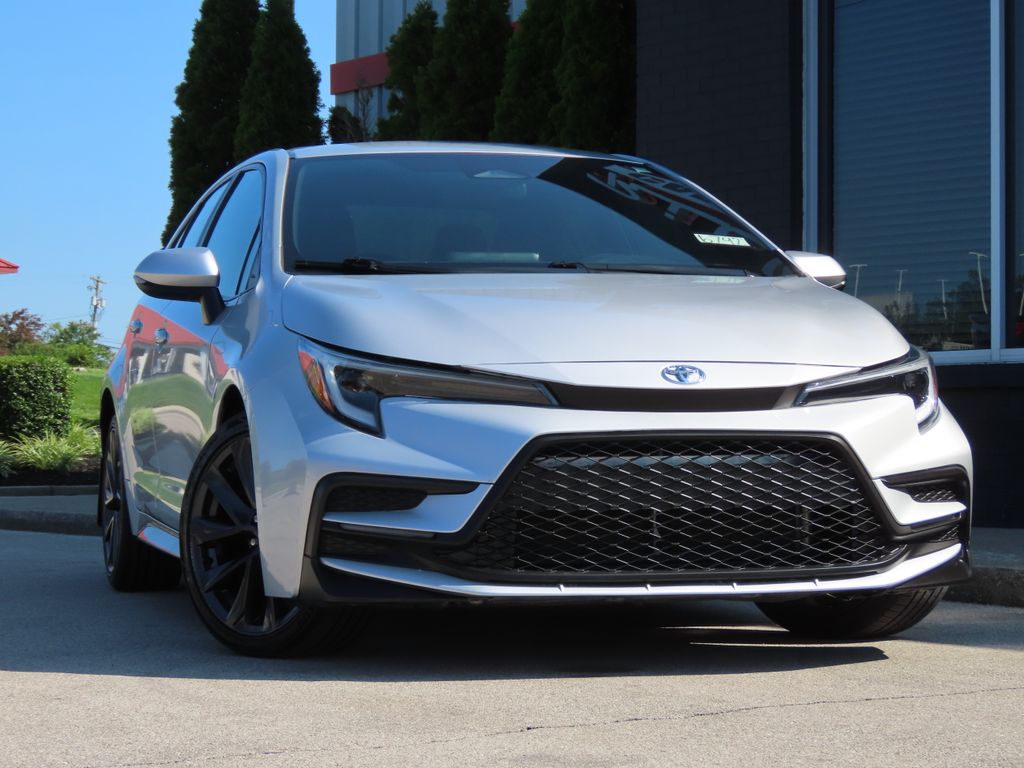 Classic Silver Metallic 2024 Toyota Corolla Sedan Front-Wheel Drive Continuously Variable Transmission