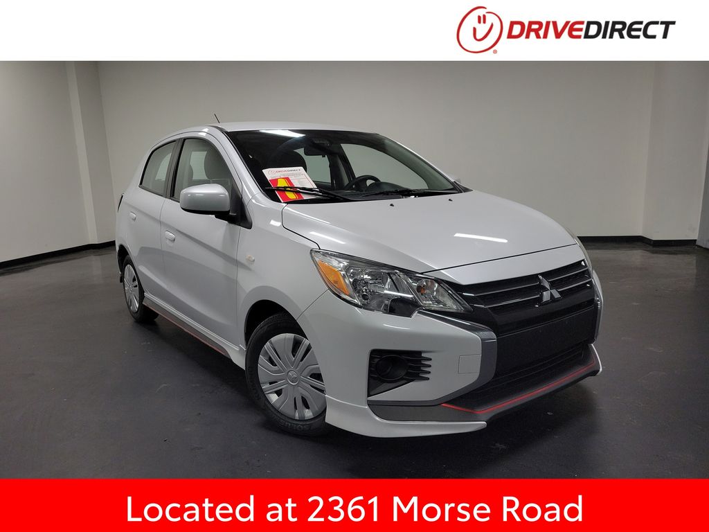 Starlight Silver Metallic 2022 Mitsubishi Mirage ES FWD Hatchback Front-Wheel Drive Continuously Variable Transmission