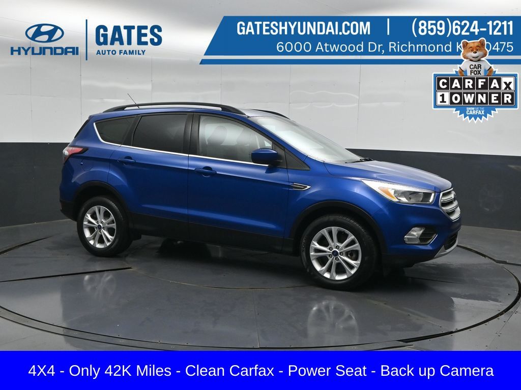 Lightning Blue Metallic 2018 Ford Escape SUV / Crossover All-Wheel Drive 6-Speed Automatic