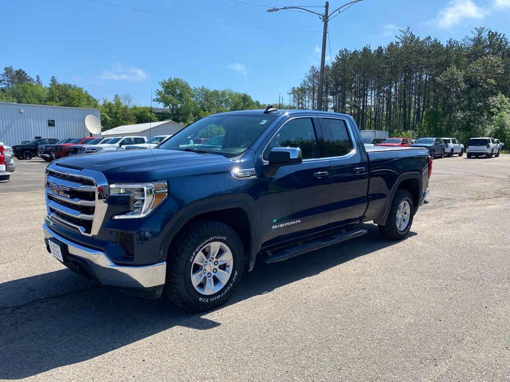 Pacific Blue Metallic 2021 GMC Sierra 1500 Pickup Truck Four-Wheel Drive 8-Speed Automatic