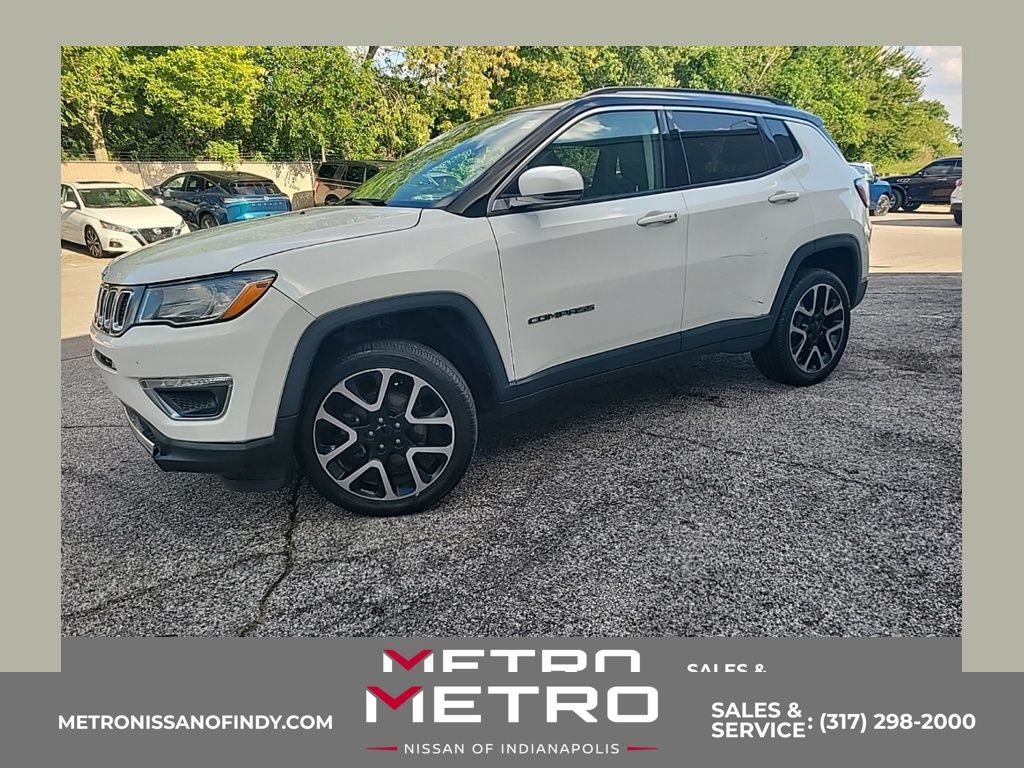 White Clearcoat 2017 Jeep Compass SUV / Crossover Four-Wheel Drive 9-Speed Automatic