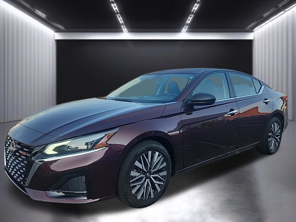 Garnet Pearl Metallic 2025 Nissan Altima Sedan All-Wheel Drive Continuously Variable Transmission