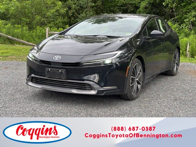 Midnight Black Metallic 2025 Toyota Prius Hatchback All-Wheel Drive Continuously Variable Transmission