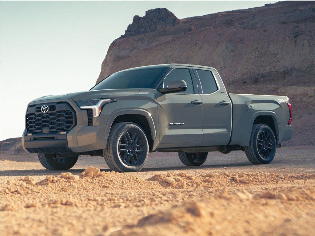 Black 2023 Toyota Tundra Pickup Truck Four-Wheel Drive Automatic