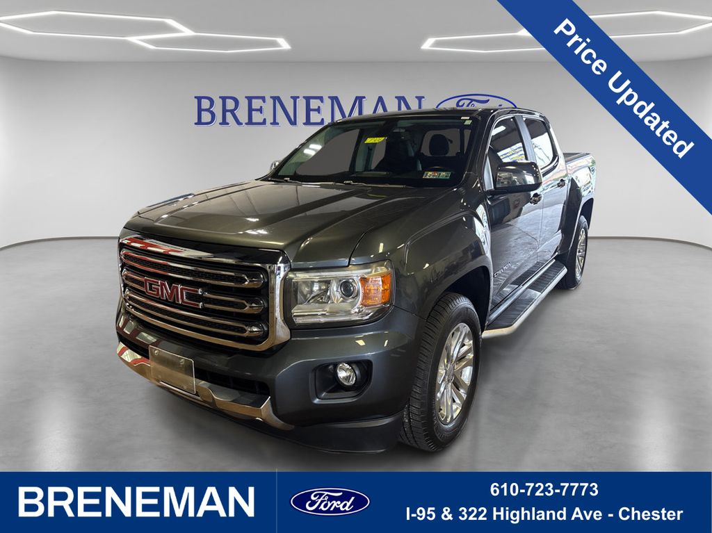 Cyber Gray Metallic 2016 GMC Canyon Pickup Truck Four-Wheel Drive 6-Speed Automatic