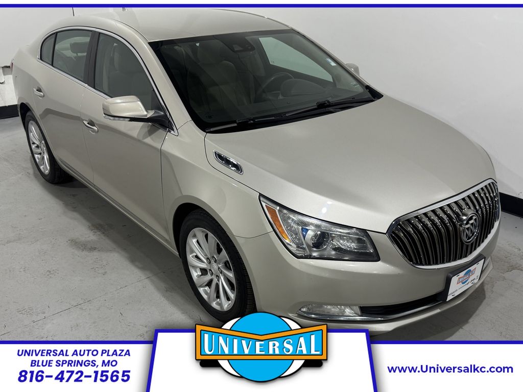 Champagne Silver Metallic 2014 Buick LaCrosse Sedan Front-Wheel Drive 6-Speed Automatic Overdrive
