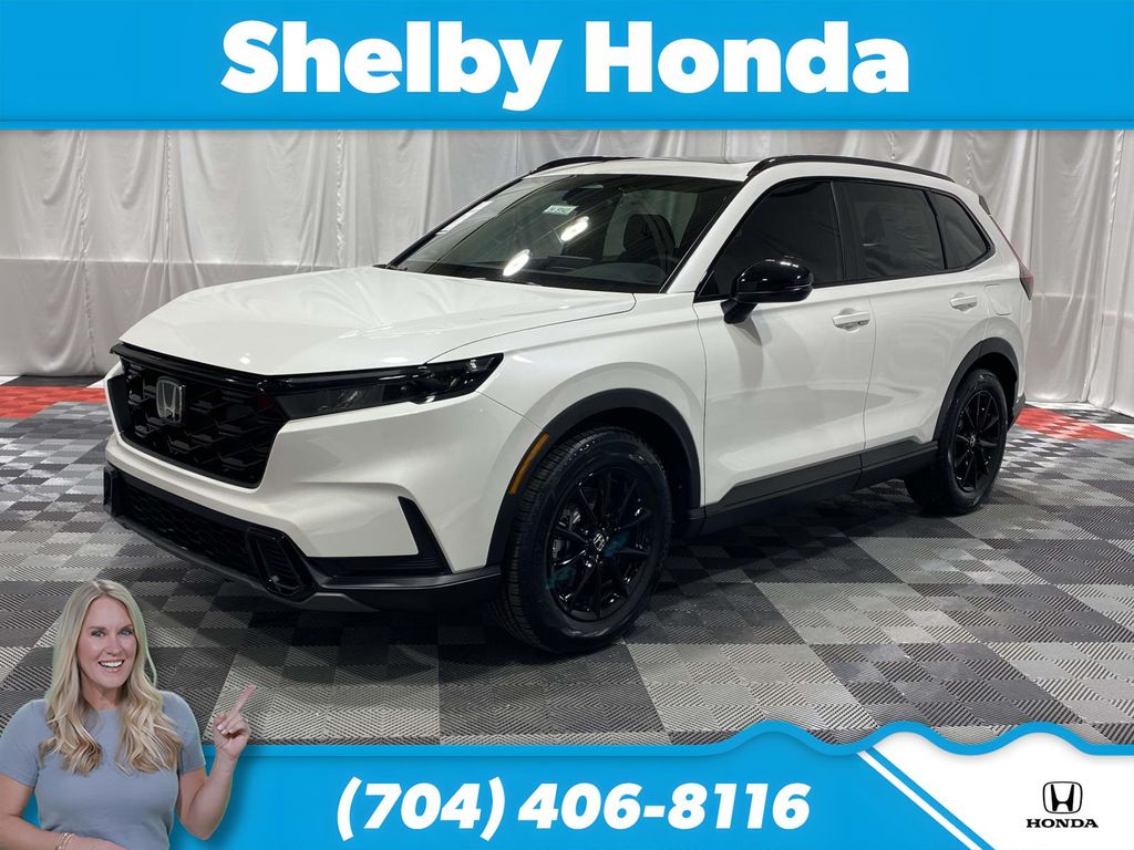 Gray (Platinum) 2026 Honda CR-V Hybrid Sport FWD SUV / Crossover Front-Wheel Drive Continuously Variable Transmission