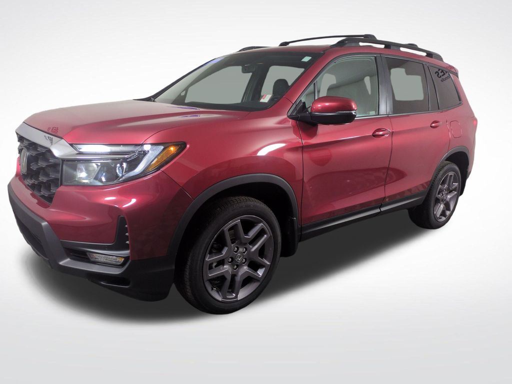 Red 2023 Honda Passport EX-L AWD SUV / Crossover All-Wheel Drive 9-Speed Automatic