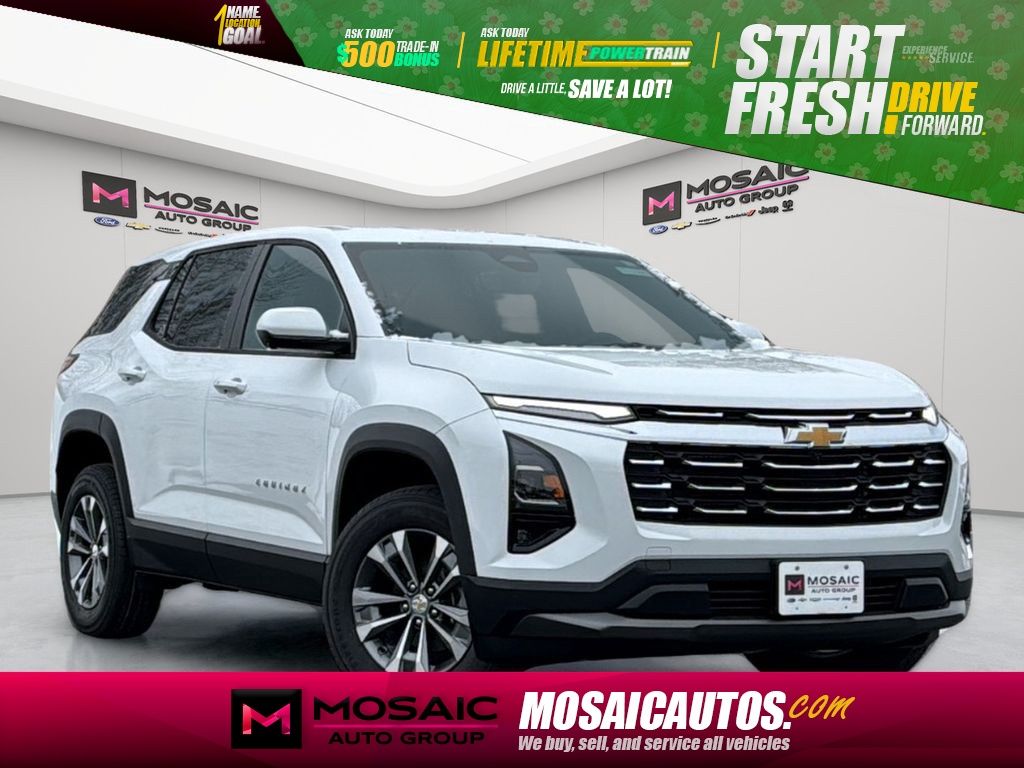 Summit White 2026 Chevrolet Equinox LT FWD SUV / Crossover Front-Wheel Drive Continuously Variable Transmission