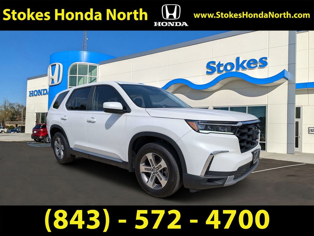 2025 Honda Pilot EX-L White at Stokes Honda North