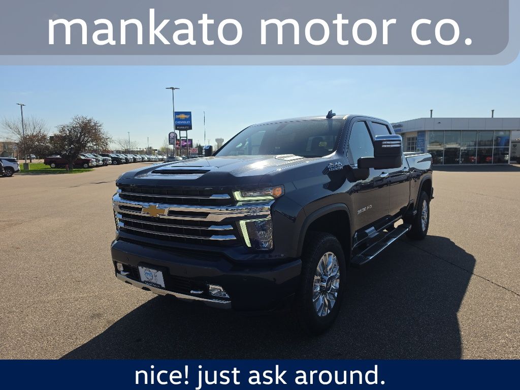 Northsky Blue Metallic 2021 Chevrolet Silverado 3500HD Pickup Truck Four-Wheel Drive 6-Speed Automatic