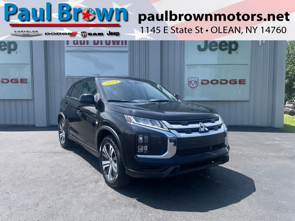 Silver 2024 Mitsubishi Outlander Sport ES AWC SUV / Crossover All-Wheel Drive Continuously Variable Transmission