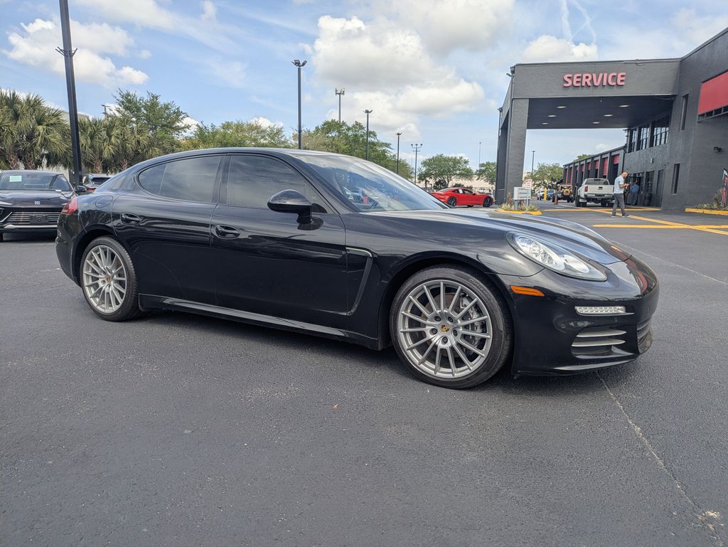 Black 2016 Porsche Panamera 4 Sedan All-Wheel Drive 7-Speed Automatic