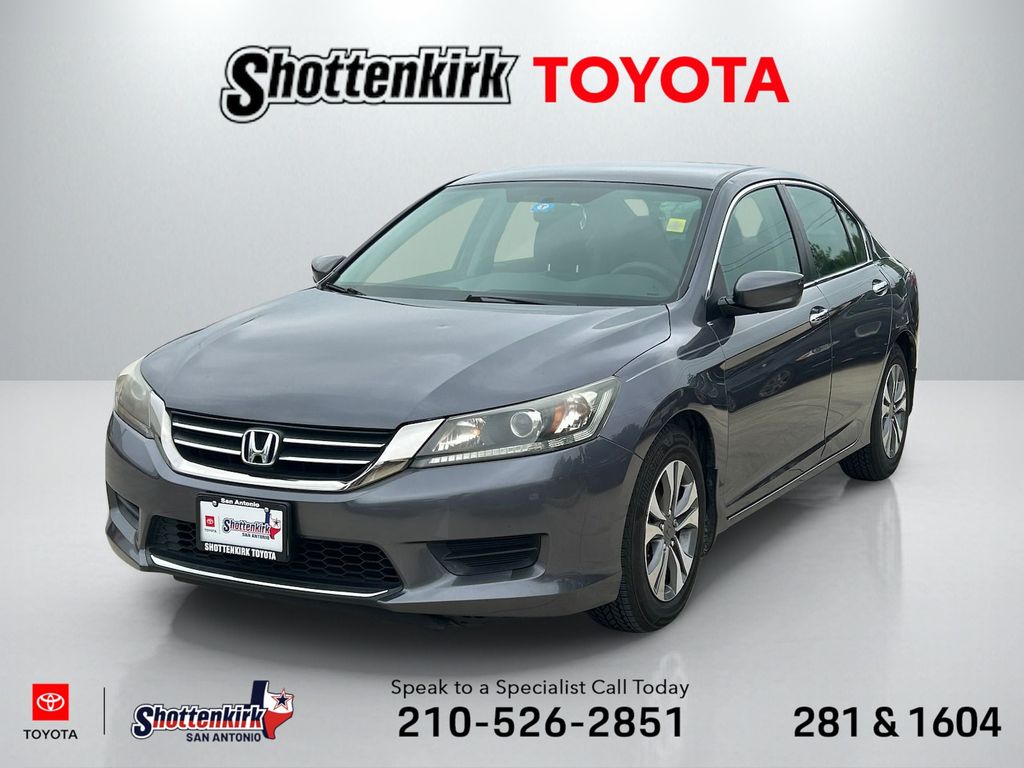Gray (Modern Steel Metallic) 2013 Honda Accord LX Sedan Front-Wheel Drive Continuously Variable Transmission