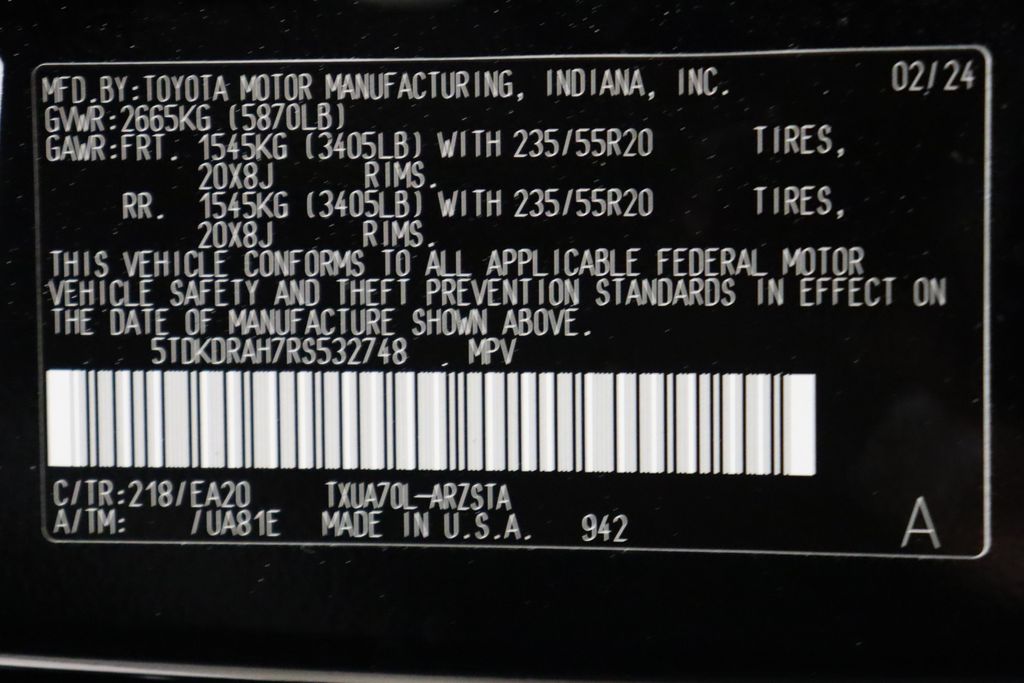 2024 Toyota Highlander XSE 17