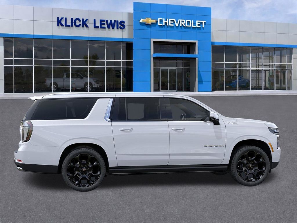 2026 Chevrolet Suburban High Country White at Klick Lewis Buick Chevrolet