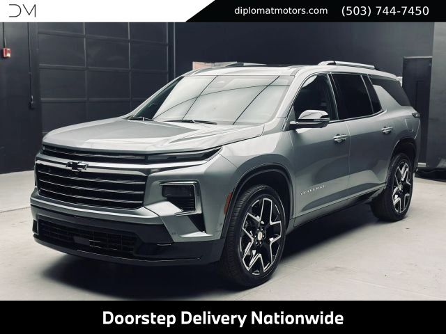Sterling Gray Metallic 2025 Chevrolet Traverse SUV / Crossover Four-Wheel Drive 8-Speed Automatic