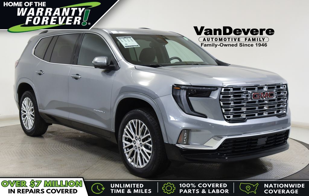 Sterling Metallic 2025 GMC Acadia SUV / Crossover Four-Wheel Drive 8-Speed Automatic