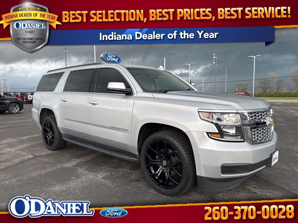 Silver Ice Metallic 2020 Chevrolet Suburban 1500 LT 4WD SUV / Crossover Four-Wheel Drive 6-Speed Automatic Overdrive