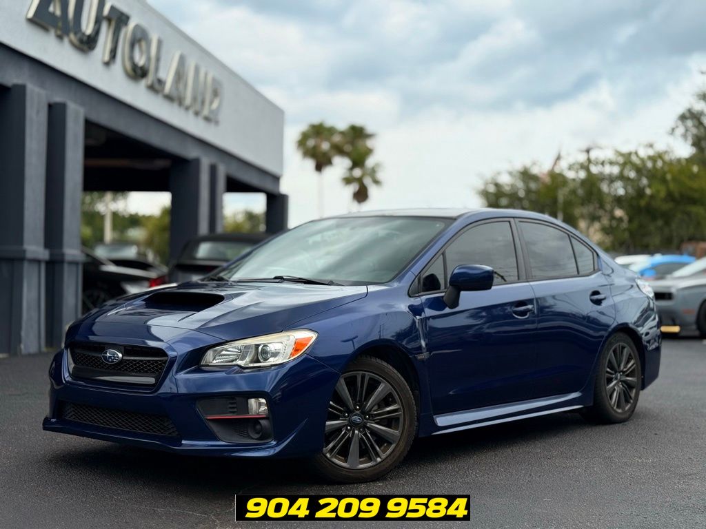 Lapis Blue Pearl 2017 Subaru WRX Sedan Sedan All-Wheel Drive 6-Speed Manual