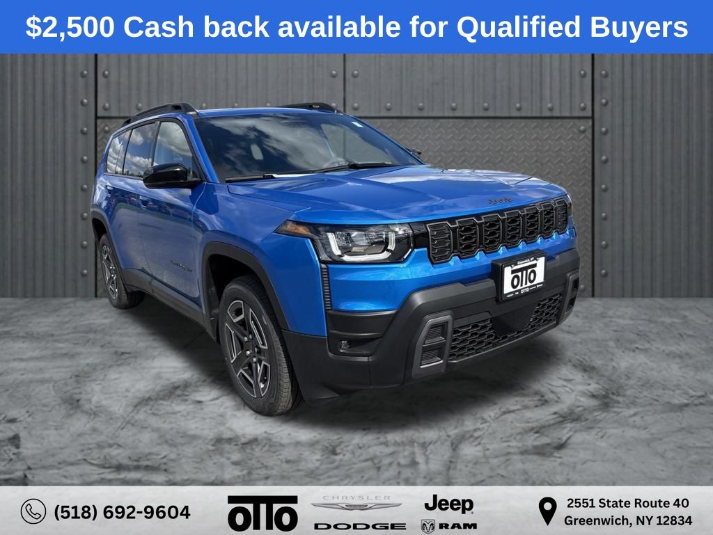 Hydro Blue Pearlcoat 2026 Jeep Cherokee SUV / Crossover Four-Wheel Drive Continuously Variable Transmission