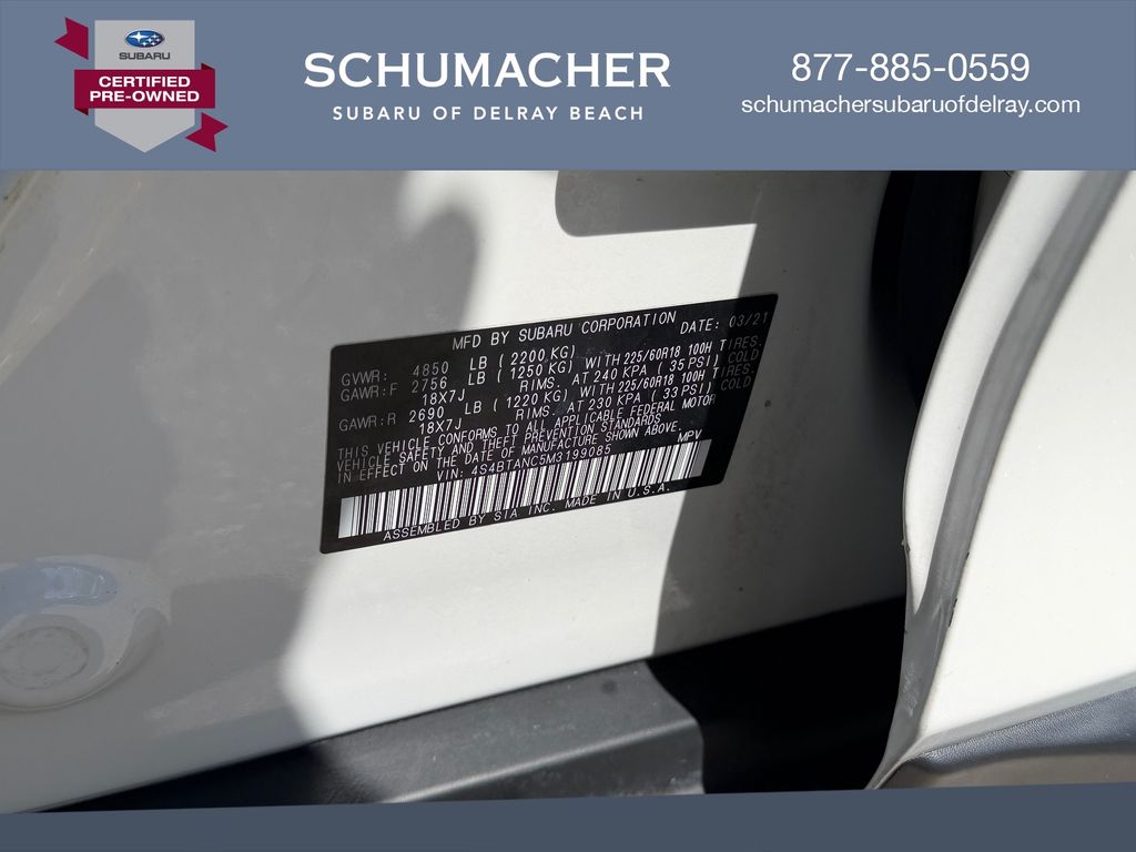 used 2021 Subaru Outback car, priced at $22,988